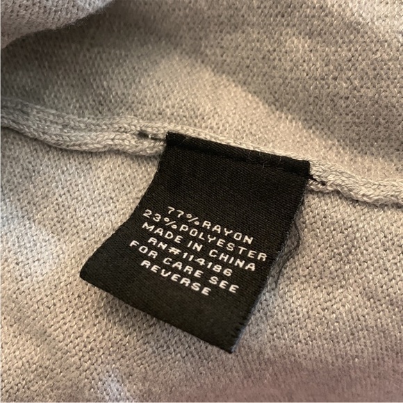 Verve Ami Black and Gray Cowl Neck Sweater size medium - Picture 4 of 9